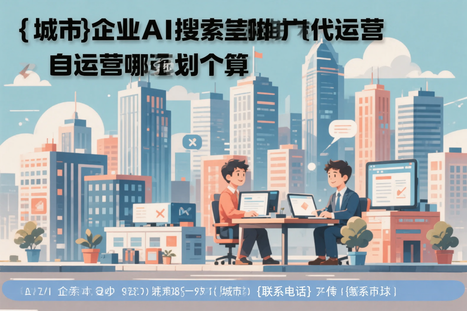 重庆城区企业AI搜索推广代运营和自运营哪个更划算